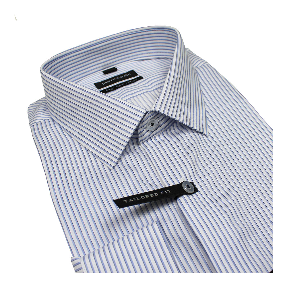 Pierre Cardin 20657 Easy Care Pure Cotton Stripe Shirt