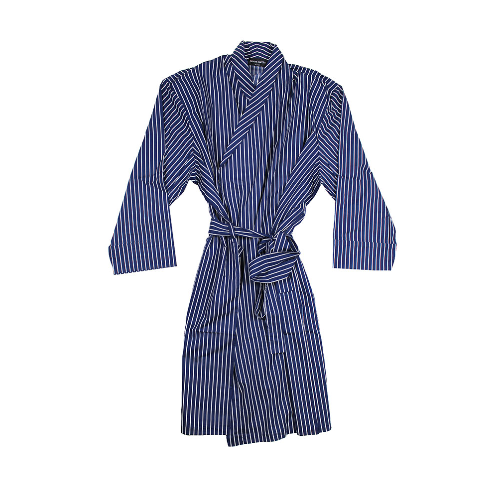 Pierre Cardin G101112 Cotton Stripe Robe