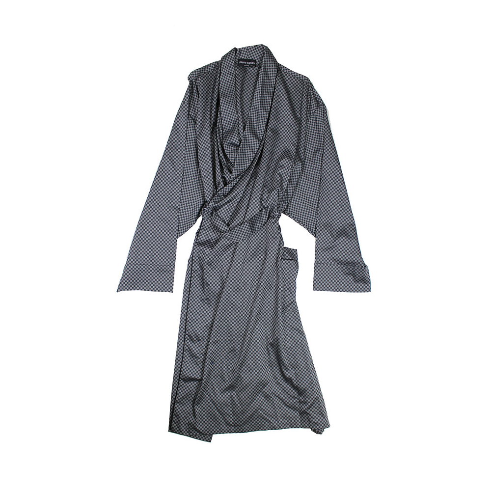 Pierre Cardin 1105 Cotton Checkers Robe