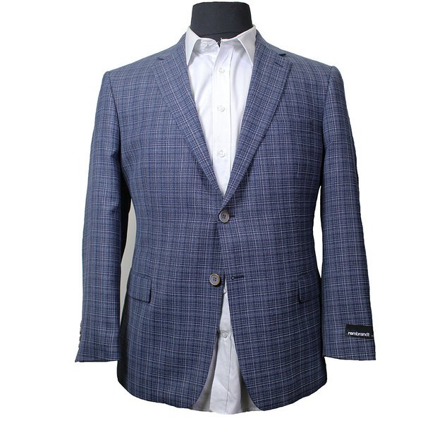 Rembrandt 8875 Wool Mix Multi Check Sports Coat-shop-by-brands-Beggs Big Mens Clothing - Big Men's fashionable clothing and shoes