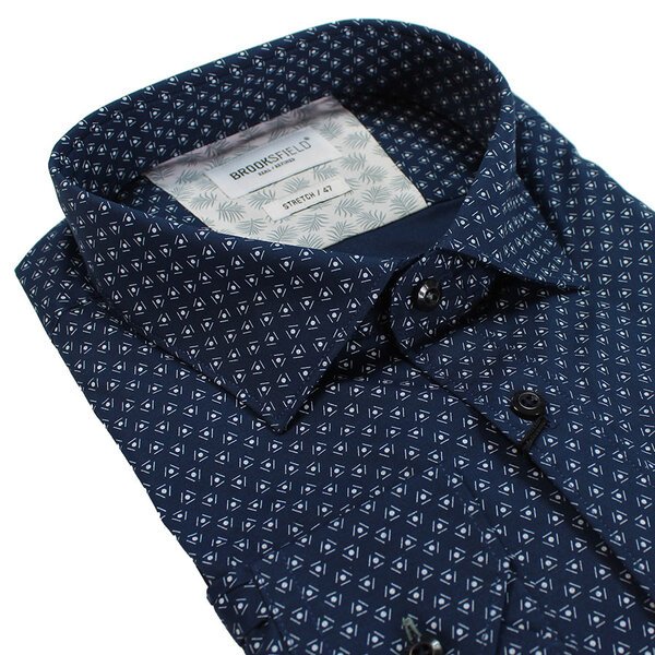 Brooksfield Stretch Cotton Diamond Spot Pattern-shop-by-brands-Beggs Big Mens Clothing - Big Men's fashionable clothing and shoes