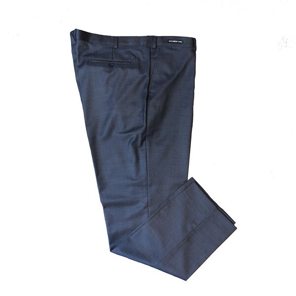 Saville Row S2 Navy Wool Trouser-shop-by-brands-Beggs Big Mens Clothing - Big Men's fashionable clothing and shoes