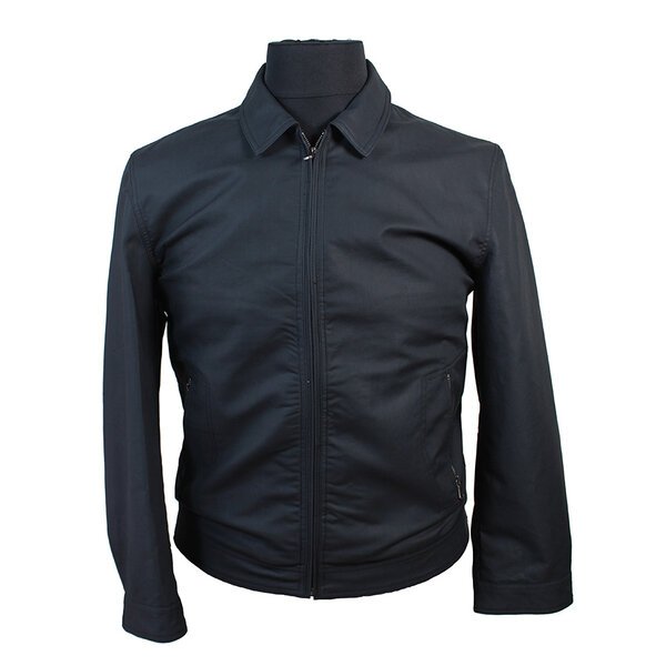 Savile Row Classic Black Bomber-shop-by-brands-Beggs Big Mens Clothing - Big Men's fashionable clothing and shoes