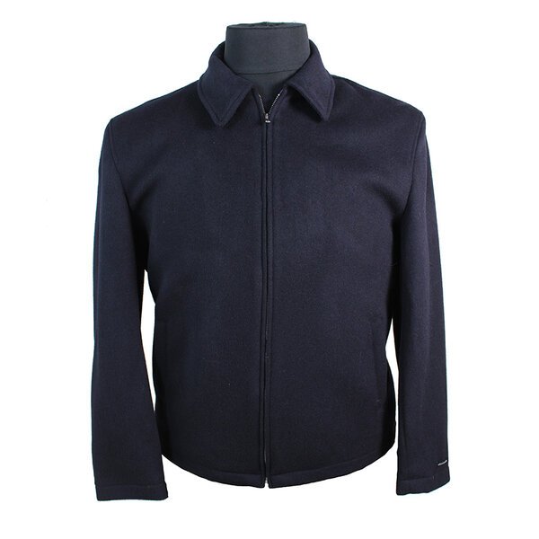 Savile Row Classic Navy Wool Cashmere Melton Jacket-shop-by-brands-Beggs Big Mens Clothing - Big Men's fashionable clothing and shoes
