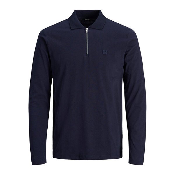 Jack and Jones Half Zip LS Polo-shop-by-brands-Beggs Big Mens Clothing - Big Men's fashionable clothing and shoes