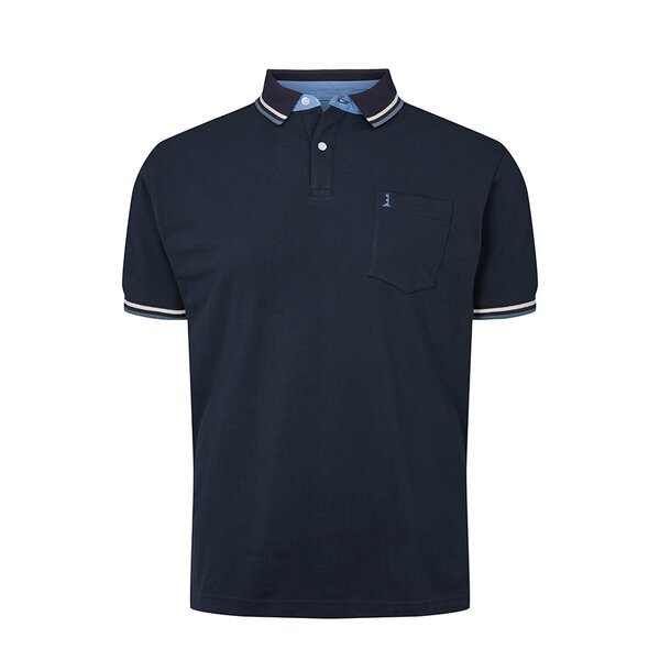 North 56 Plain Trim Polo Navy-shop-by-brands-Beggs Big Mens Clothing - Big Men's fashionable clothing and shoes