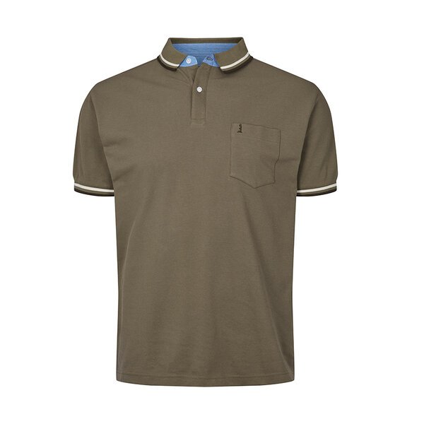 North 56 Plain Trim Polo Olive-shop-by-brands-Beggs Big Mens Clothing - Big Men's fashionable clothing and shoes