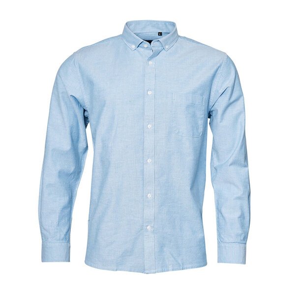 North 56 Oxford Shirt Cotton LS Light Blue-shop-by-brands-Beggs Big Mens Clothing - Big Men's fashionable clothing and shoes