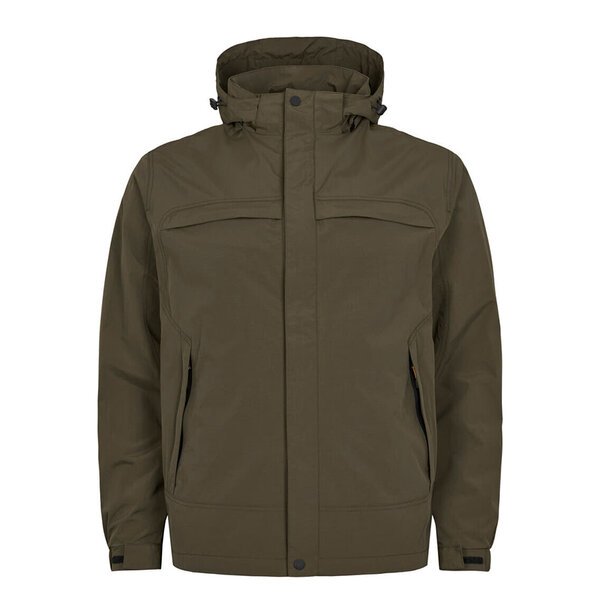 North 56 Technical Jacket with Hood 3000mm Dusty Olive-shop-by-brands-Beggs Big Mens Clothing - Big Men's fashionable clothing and shoes