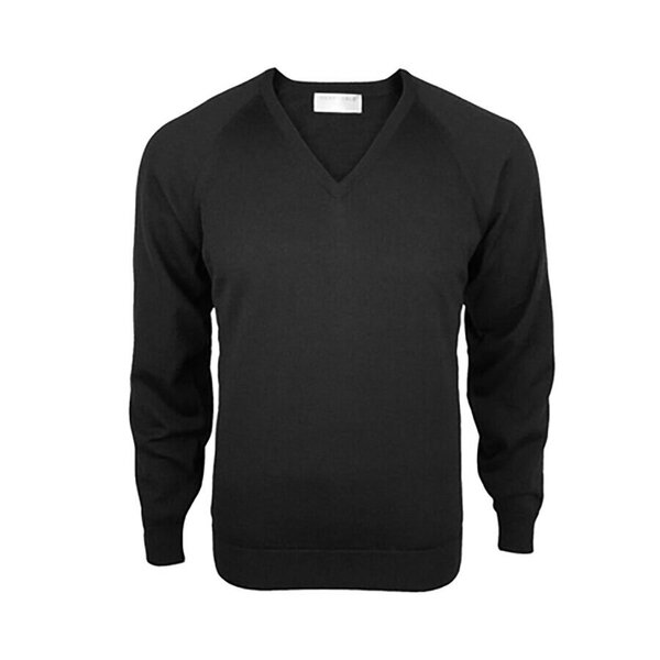 4292 Silverdale Merino Wool V Neck Knitwear-shop-by-brands-Beggs Big Mens Clothing - Big Men's fashionable clothing and shoes