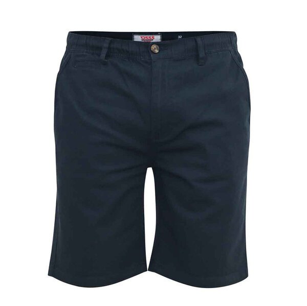 Duke Elastic Stretch Cotton Short Navy-shop-by-brands-Beggs Big Mens Clothing - Big Men's fashionable clothing and shoes