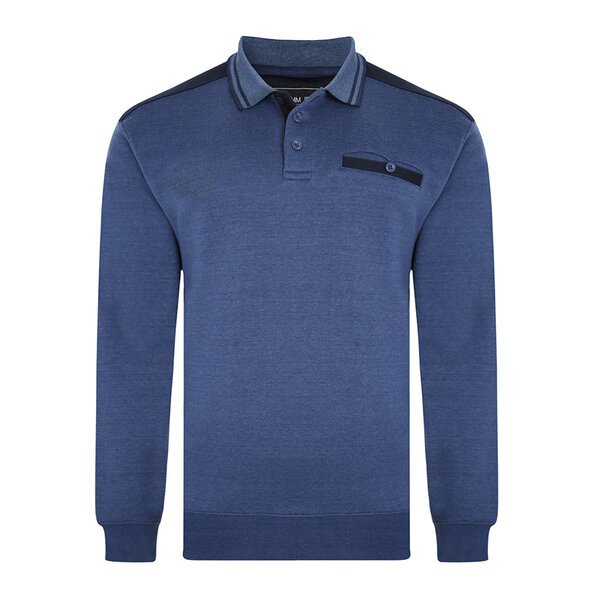 Kam Tipped Collar Polo Sweater-shop-by-brands-Beggs Big Mens Clothing - Big Men's fashionable clothing and shoes