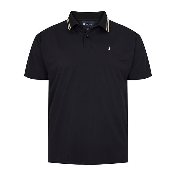 North56 Cool Effect Plain Polo with Collar Trim-shop-by-brands-Beggs Big Mens Clothing - Big Men's fashionable clothing and shoes