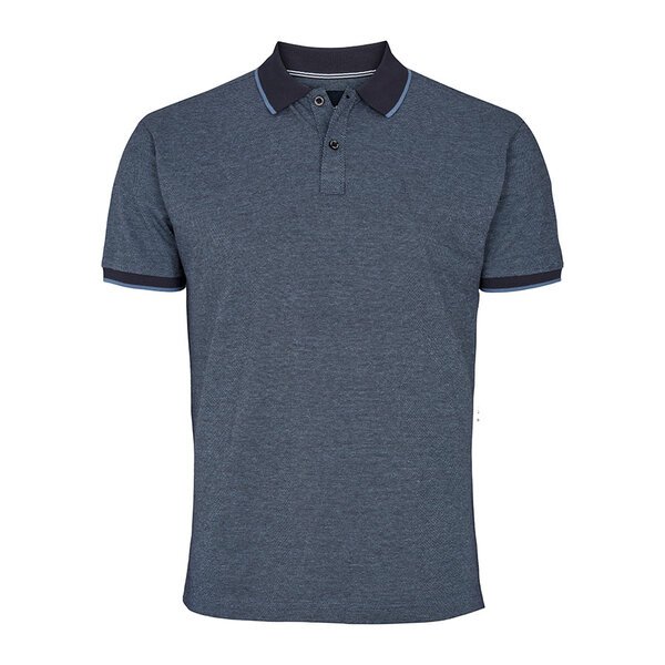 North56 Pure Cotton Melange Pattern Pique Weave Polo-shop-by-brands-Beggs Big Mens Clothing - Big Men's fashionable clothing and shoes