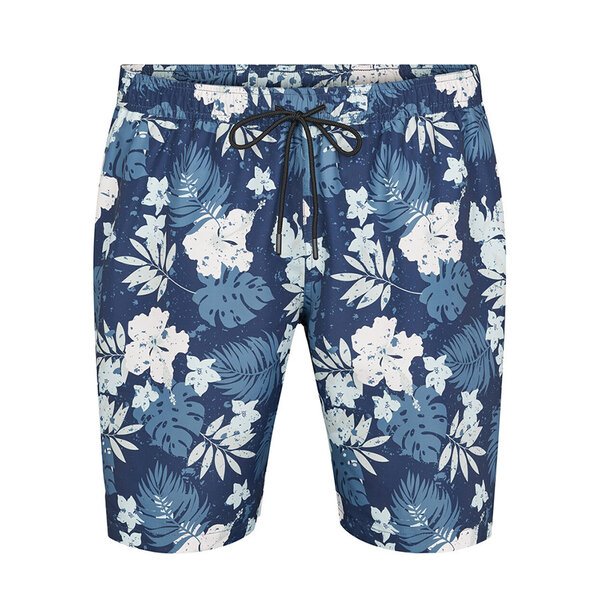 North56 Flower Print Swimshorts Navy-shop-by-brands-Beggs Big Mens Clothing - Big Men's fashionable clothing and shoes