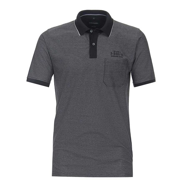 Casa Moda Cotton Mix Waffle Texture Fashion Polo-shop-by-brands-Beggs Big Mens Clothing - Big Men's fashionable clothing and shoes