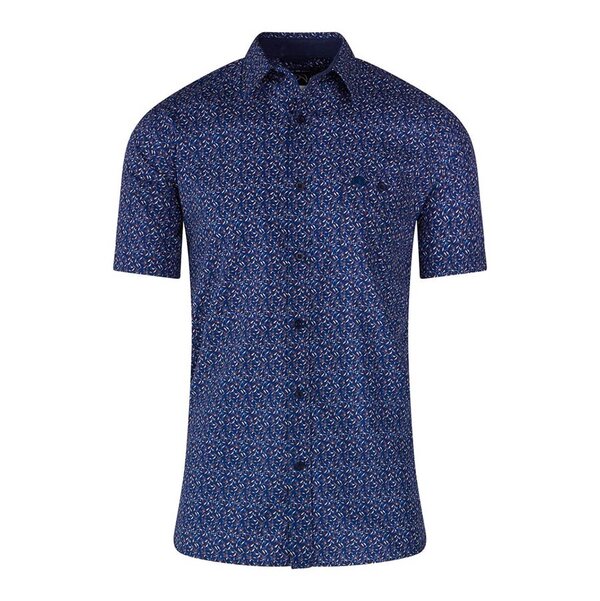 Raging Bull Floral Bloom Print Short Sleeve Navy-shop-by-brands-Beggs Big Mens Clothing - Big Men's fashionable clothing and shoes
