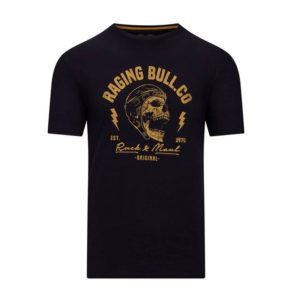 Raging Bull CO SKULL tee Black-shop-by-brands-Beggs Big Mens Clothing - Big Men's fashionable clothing and shoes