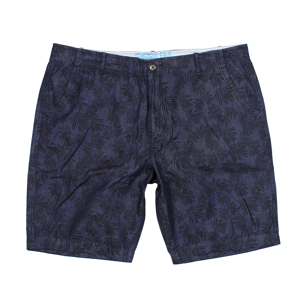 Berlin P118 Palm Print Denim Short