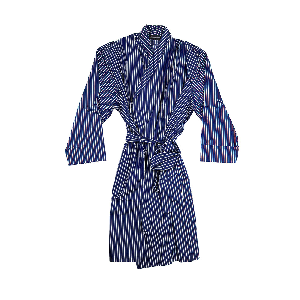 Pierre Cardin G101112 Cotton Stripe Robe