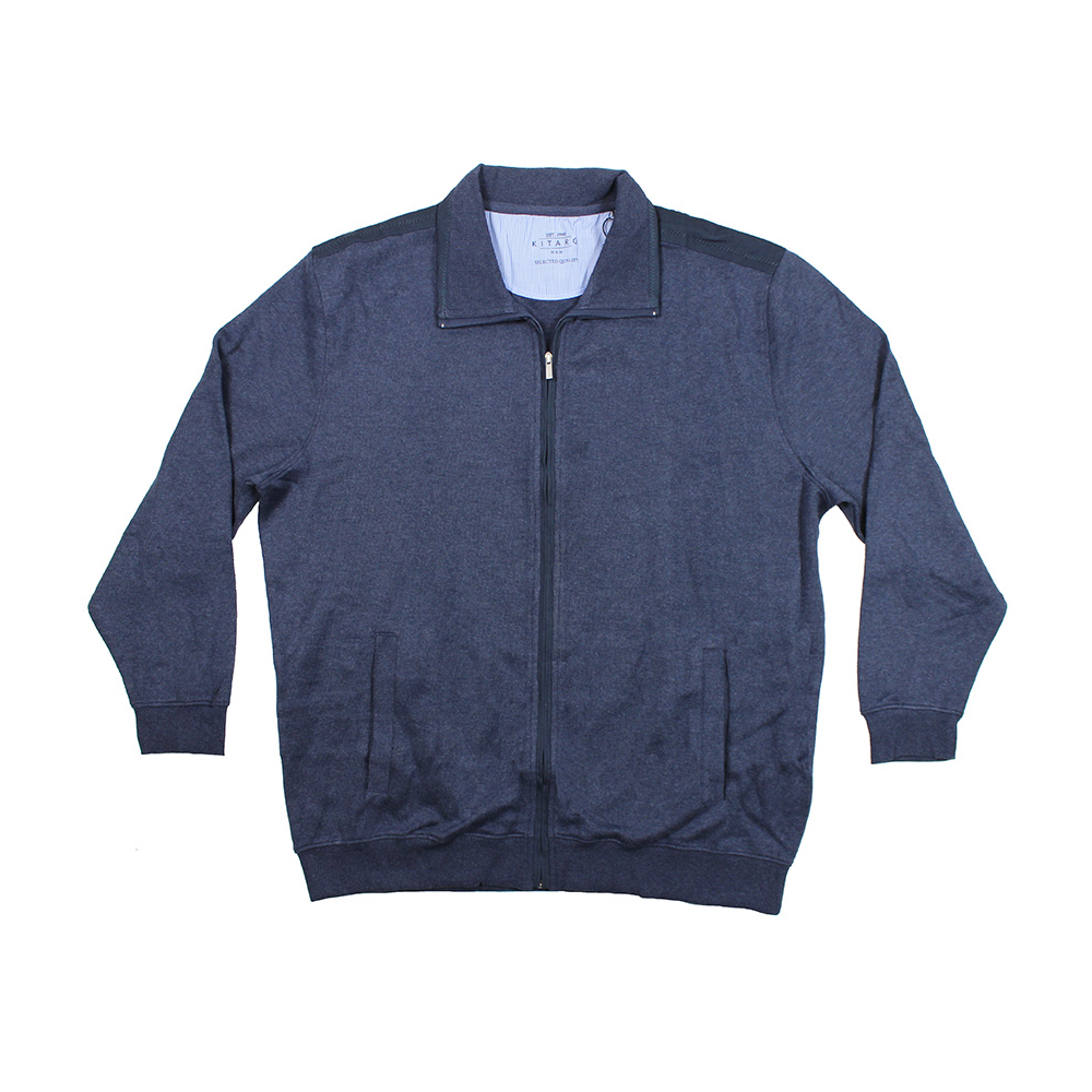 Kitaro 171221 Full Cotton Zip Top with Shoulder Detail