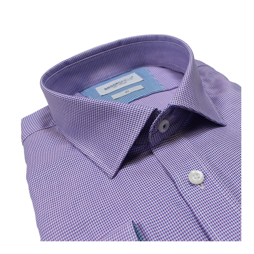 Brooksfield 1419 Cotton Micro Pattern Shirt