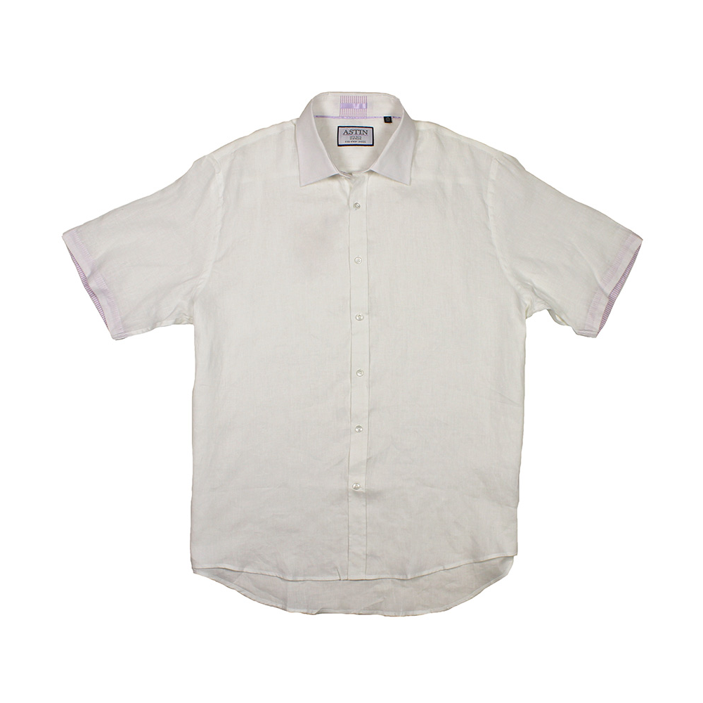 Berlin 211 Fine Linen Short Sleeve Shirt