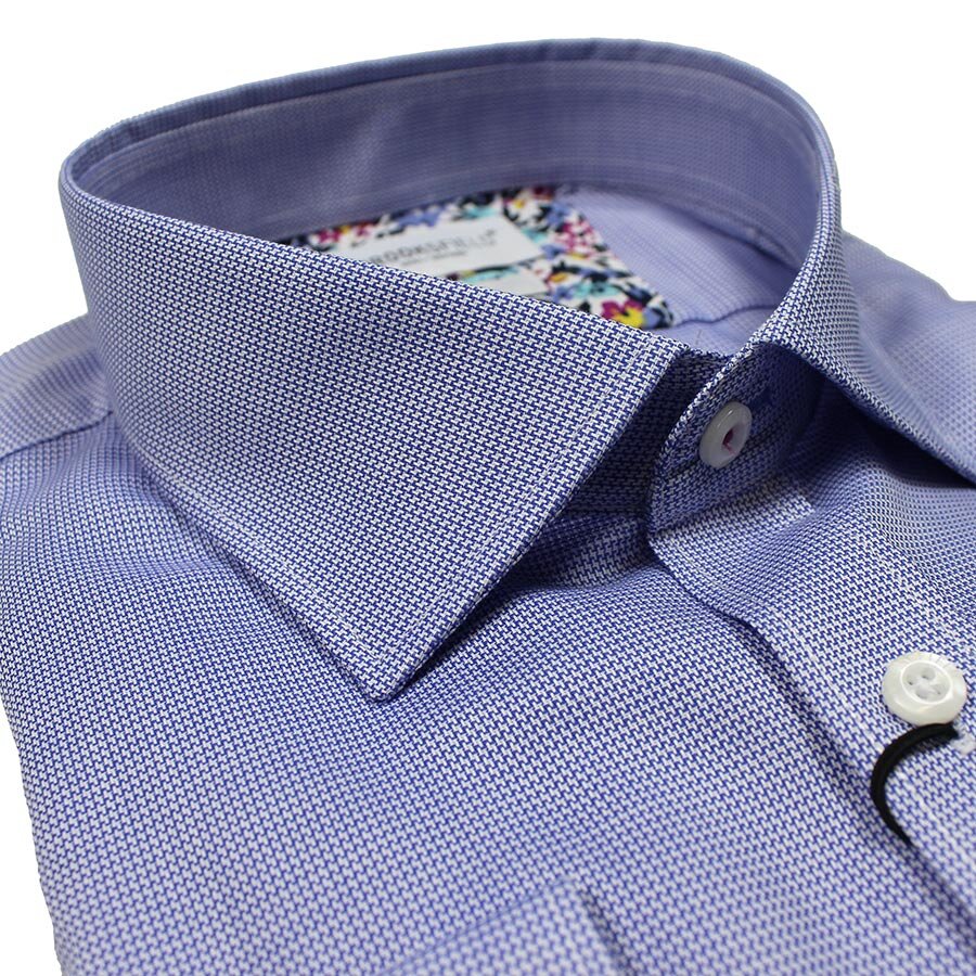 Brooksfield 1417 Cotton Micro Texture Pattern Shirt - Beggs offers NZ ...