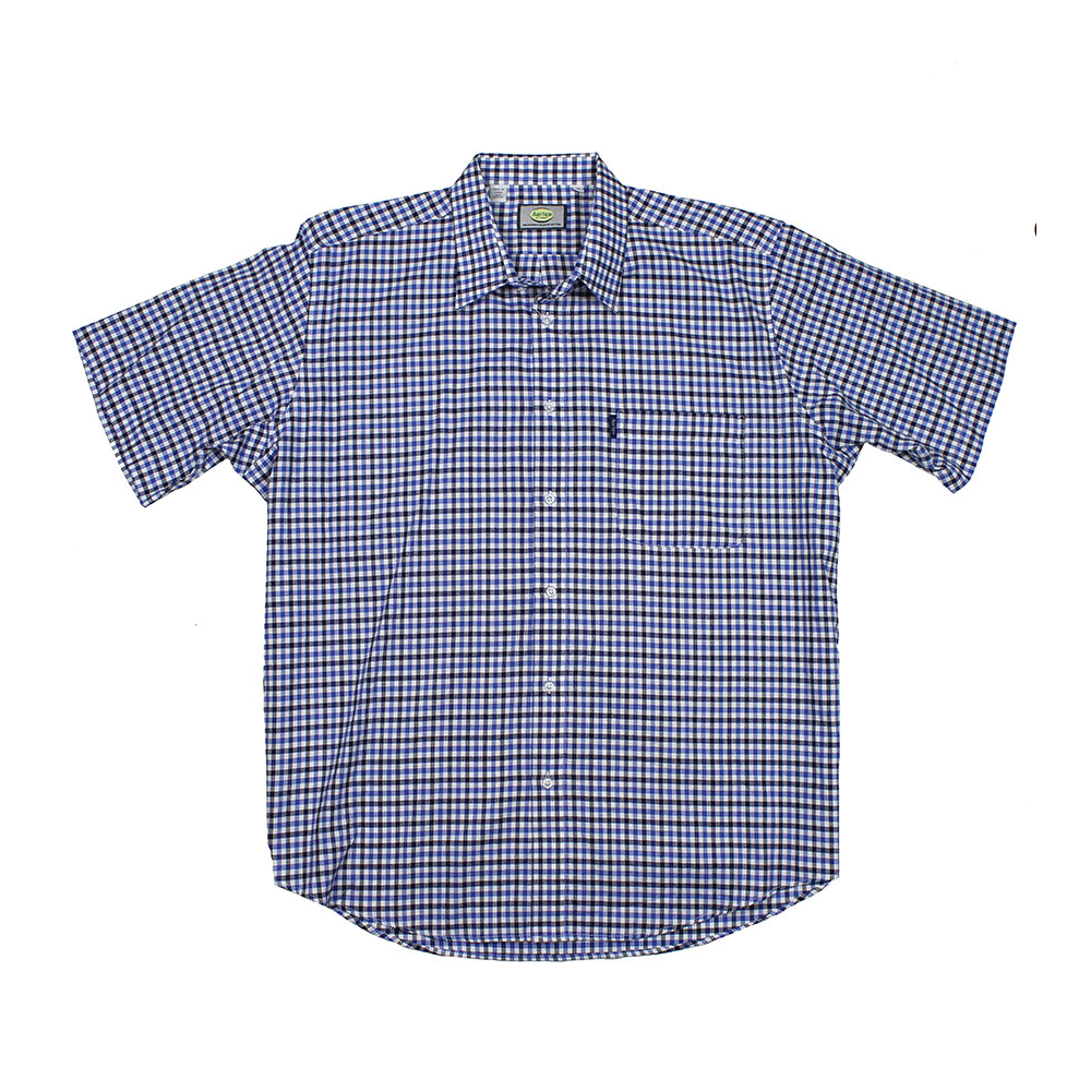 Aertex 88736 Cellular Cotton Check SS Shirt