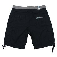 Kam 306 Cotton Rib Elastic Waist Cargo Short