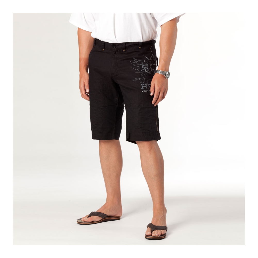 Replika - Linen Long Short - Black