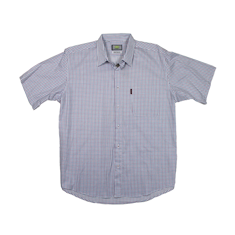 Aertex 88846 Cellular Cotton Check Shirt