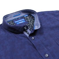 D555 Palmer Cotton Maze Pattern Button Down Collar Shirt