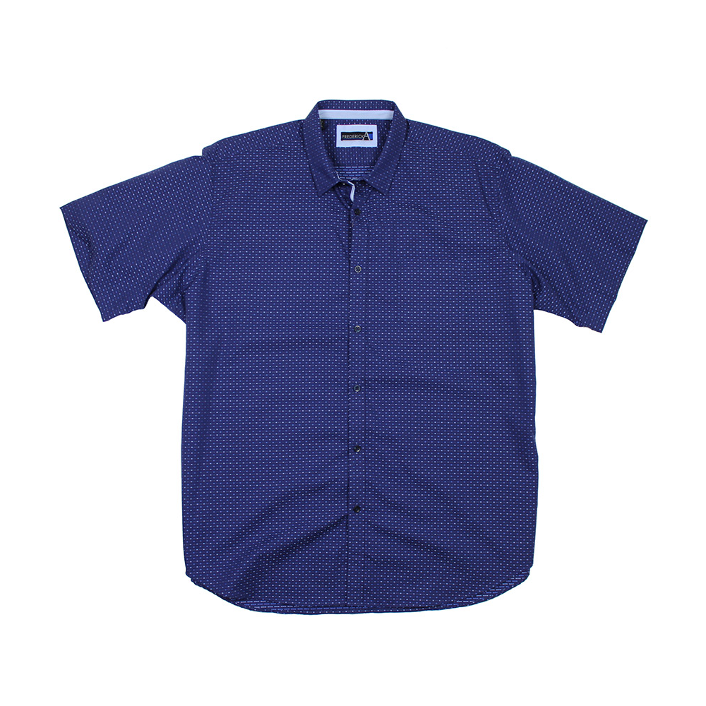Fred A 14265 Woven Dobby SS Cotton Shirt