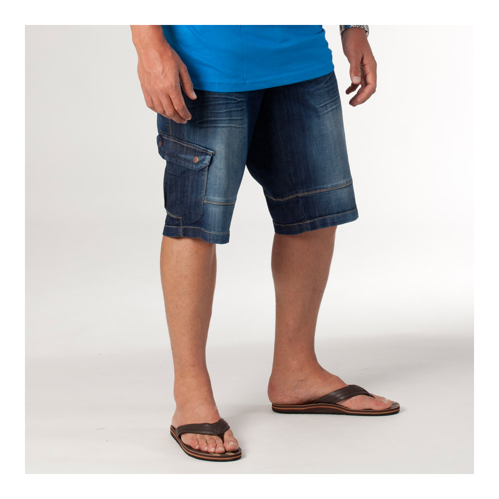 Replika - Denim Long Short - Blue