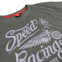 D555 Indian Cotton Blend  Speed Racing Print Tee
