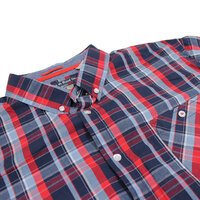D555 Canmore Cotton Multi Check Button Down Collar Shirt