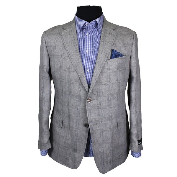 Rembrandt BS4580 Italian Woven Pure Linen Fashion Jacket-shop-by-brands-Beggs Big Mens Clothing - Big Men's fashionable clothing and shoes