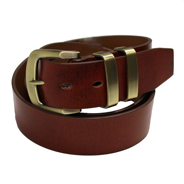 Buckle Buffalo Leather 38mm Fashion Belt-shop-by-brands-Beggs Big Mens Clothing - Big Men's fashionable clothing and shoes