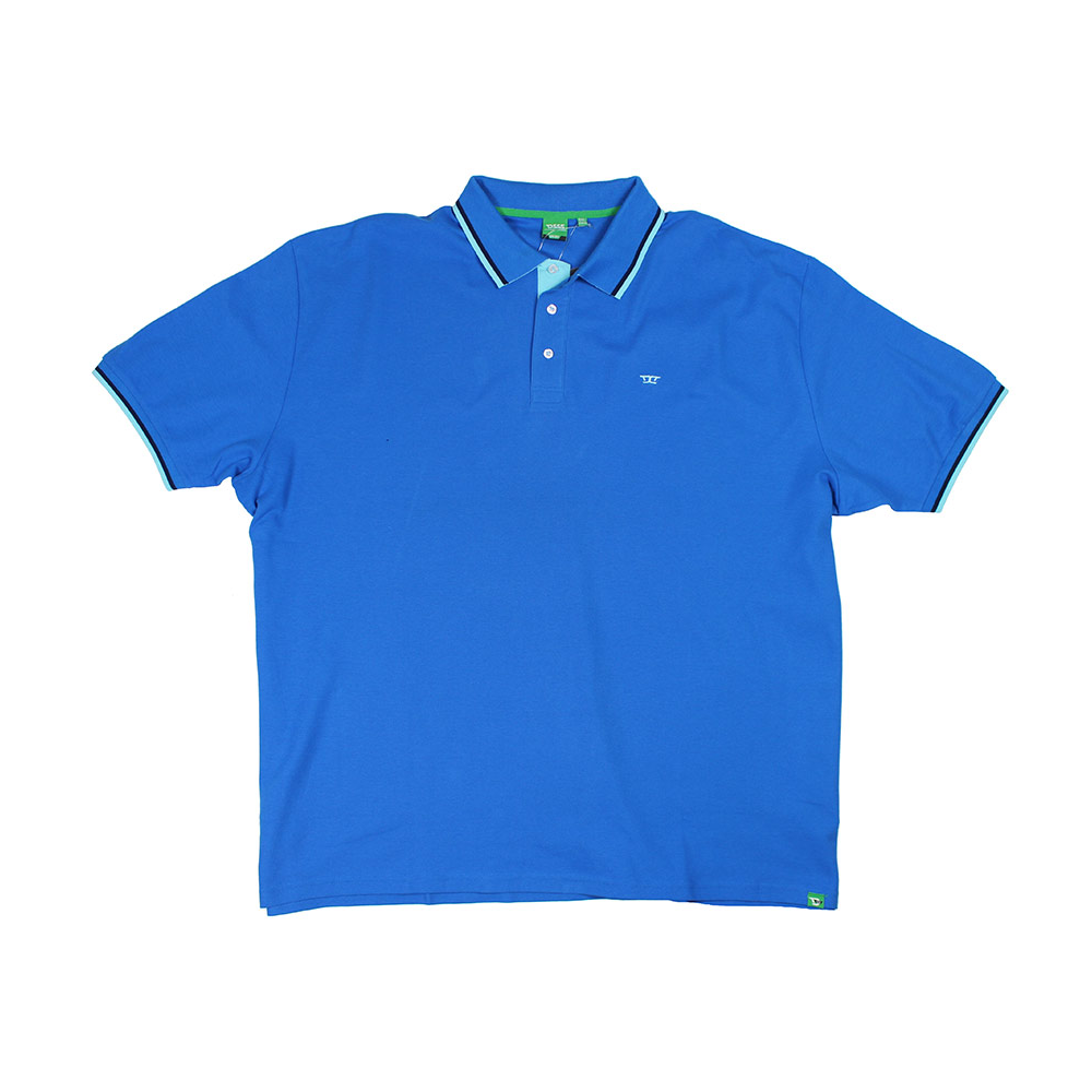 D555 Motor Pure Cotton Tipped Polo