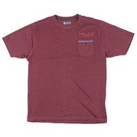 Kam KJ 85 Small Print Cotton Tee with Pocket