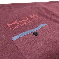 Kam KJ 85 Small Print Cotton Tee with Pocket