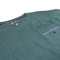 Kam KJ 85 Small Print Cotton Tee with Pocket