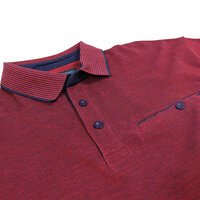Kam Marl Cotton Two Tone Polo with Pocket
