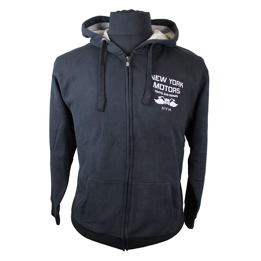 Kam Motors New York Print Cotton Poly Hoodie Sweat KAM Denim Jeans