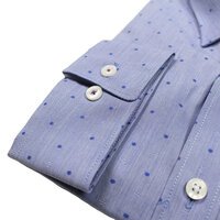 Brooksfield 1460 Cotton Stretch Spot Pattern Shirt