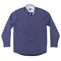 Berlin 280 Paisley Dot Cotton LS Shirt