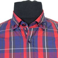 Campione 7818131 Pure Cotton Windowpane Fashion Check Shirt