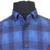 Campione 7818310 Cotton Stretch Faded Multi Check Fashion Shirt