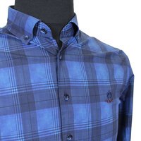 Campione 7818310 Cotton Stretch Faded Multi Check Fashion Shirt